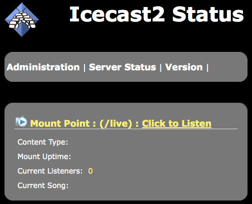 Icecast Server